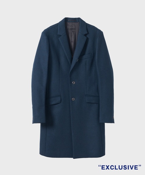 STUDIOUS別注 カシミア混チェスターコート/EX.CHESTER COAT