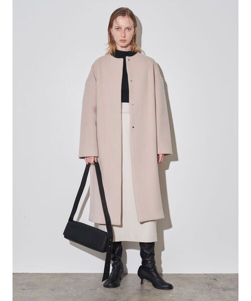 ELENDEEK（エレンディーク）の「クルーネックコクーンコート（ノー
