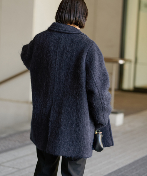 FRAMeWORK（フレームワーク）の「モヘヤシャギーテーラードコート