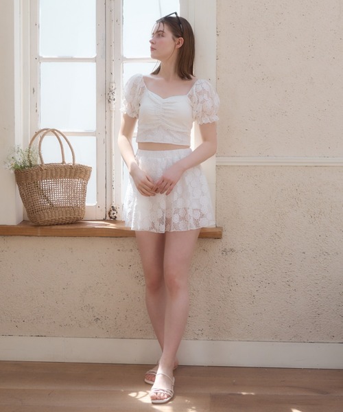 mellowneon（メロウネオン）の「2wayレース水着 / スイムウェア / 2点