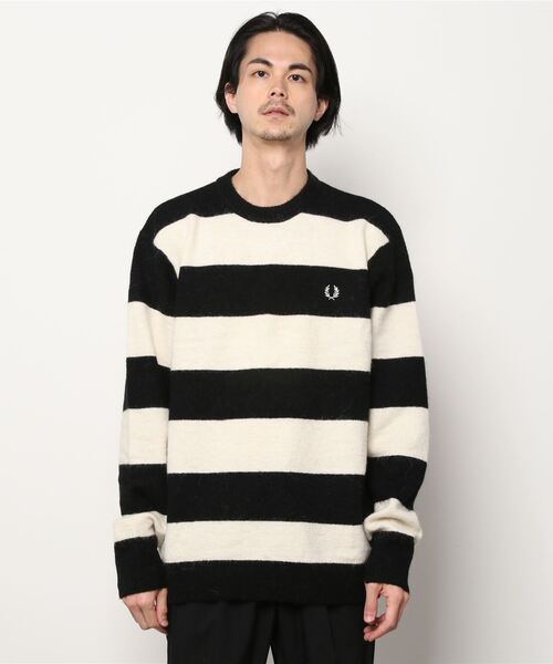 FRED PERRY（フレッドペリー）の「Bold Stripe Alpaca Blend Jumper