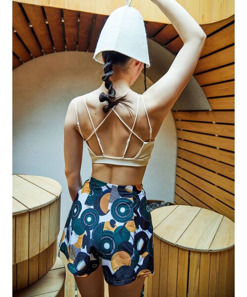 UN3D.（アンスリード）の「サークルドットスイムショートパンツ（水着