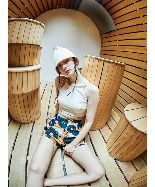 UN3D.（アンスリード）の「サークルドットスイムショートパンツ（水着