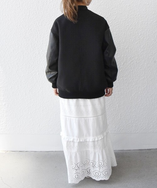 WEB限定】SHIPS any: バーシティ ジャケット 25AW（スタジャン