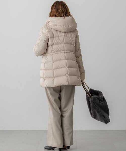 VERY12月号掲載/新色追加】シレータフタ ミドル丈 ダウンコート