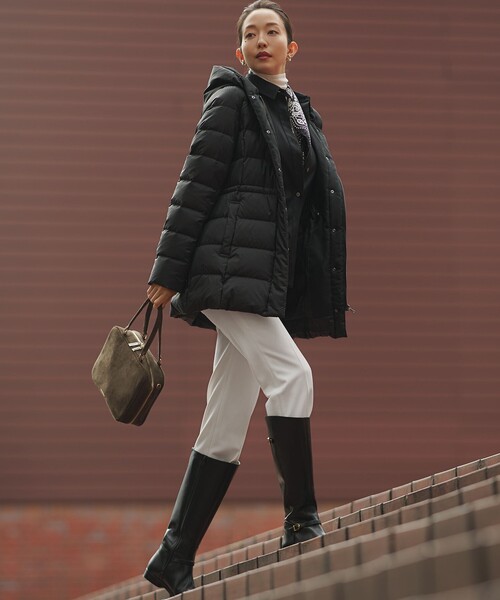 VERY12月号掲載/新色追加】シレータフタ ミドル丈 ダウンコート