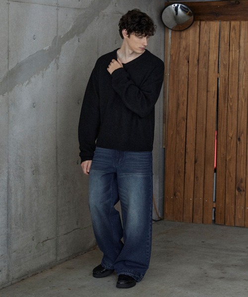 Parts Lab.】Basic Knit PO / ベーシックニットプルオーバー（ニット