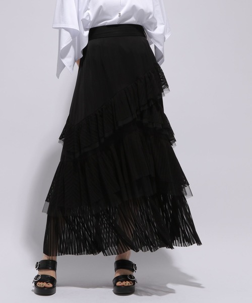 HARE（ハレ）の「○イソザイティアードスカート(HARE)（スカート