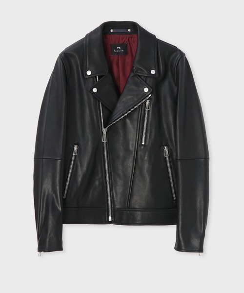 PS Paul Smith（ピーエスポールスミス）の「レザー ダブル ライダース
