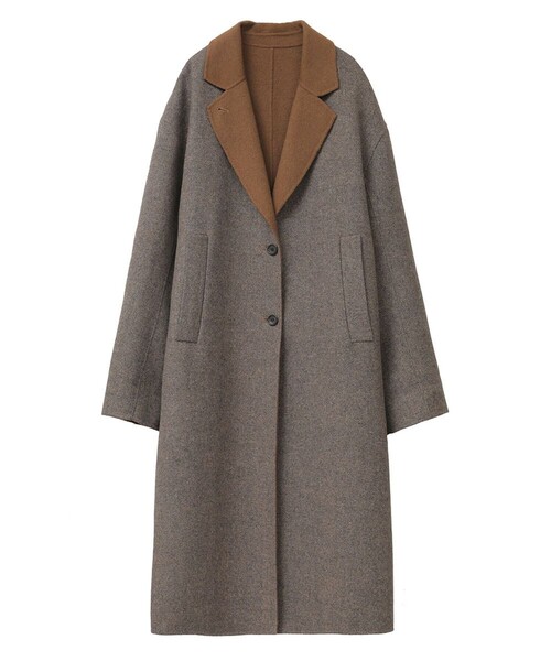 CLANE（クラネ）の「【CLANE(クラネ)】ネップツィードリバーコート