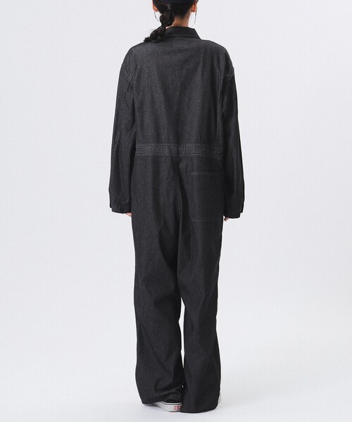 BEAMS BOY（ビームスボーイ）の「デニム ミリタリー オールインワン