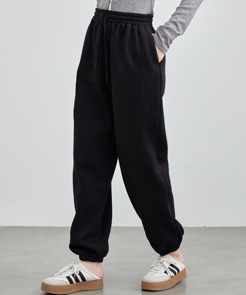 ソリッドカラー ウエスト イージー ジョガー パンツ（その他パンツ