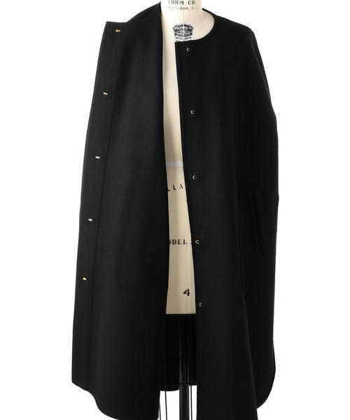 Drawer（ドゥロワー）の「Drawer ウールメルトンリバーノーカラー