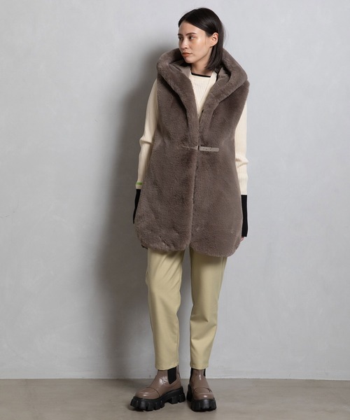 ファーキルティングダウンベスト（ダウンベスト）｜MARECHAL TERRE