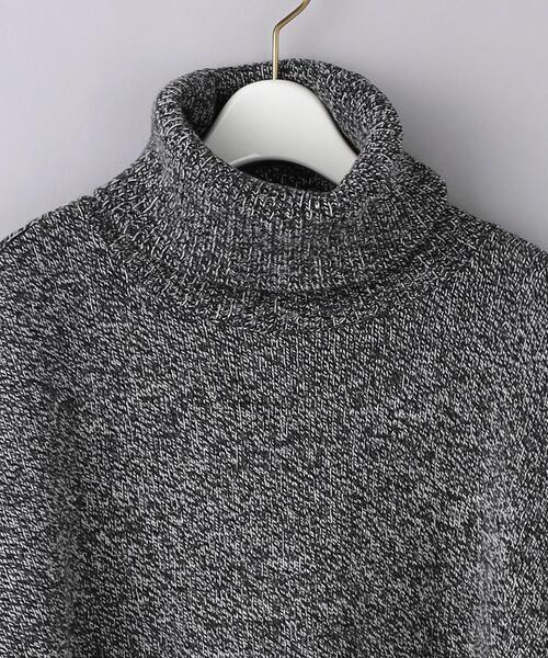 ATON（エイトン）の「＜ATON＞MOULINE タートルネック ニット（ニット