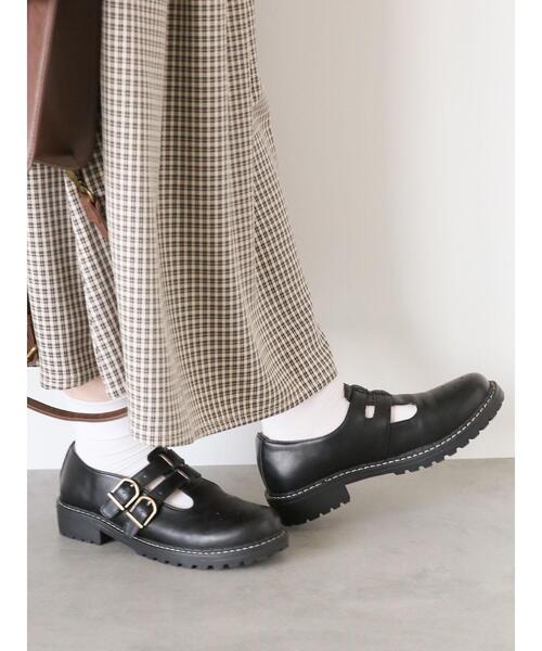 ehka sopo（エヘカソポ）の「ダブルTストラップシューズ（その他