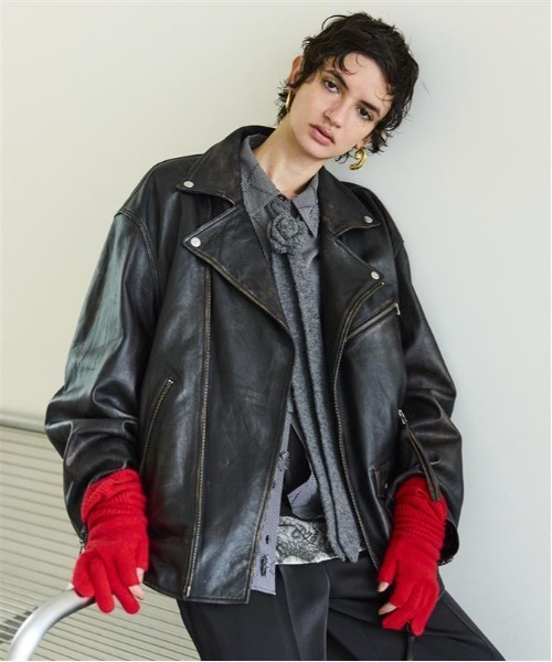 Leather Riders Jacket/レザーライダースジャケット（ライダース