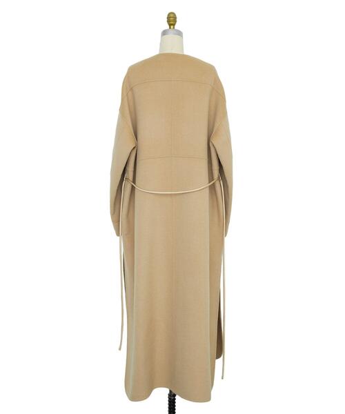 Drawer（ドゥロワー）の「Drawer キャメルケヌキノーカラーコート