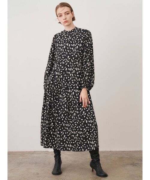 ELENDEEK（エレンディーク）の「サイドラッフルギャザーワンピース