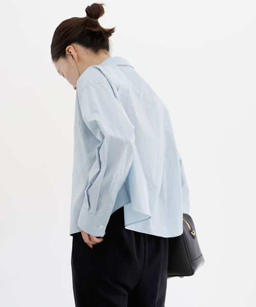 IENA（イエナ）の「タイプライタークロップドシャツ（シャツ/ブラウス