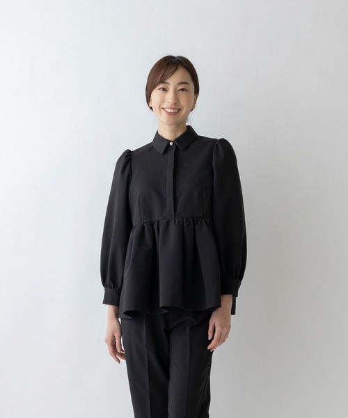 Sono（ソーノ）の「【SONO/ソーノ】ハミングギャザーブラウス（シャツ