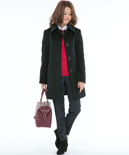 23区（ニジュウサンク）の「ロロピアーナジベリンウールコート（ステン