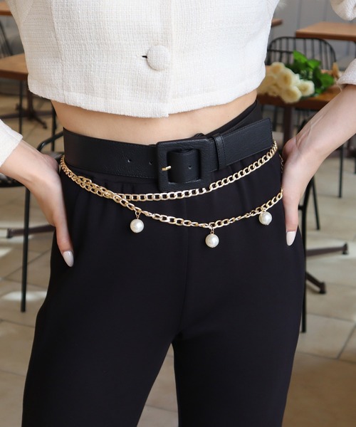 ROYAL PARTY（ロイヤルパーティー）の「パールチェーンベルト（ベルト