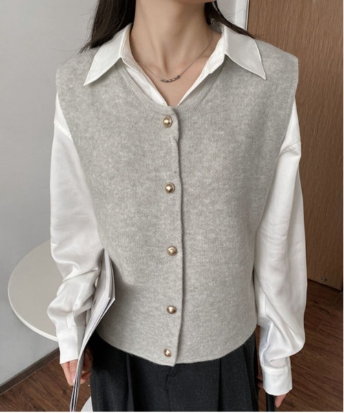 MAISON DE THERESE（メゾン ド テレーズ）の「ノースリーブニット