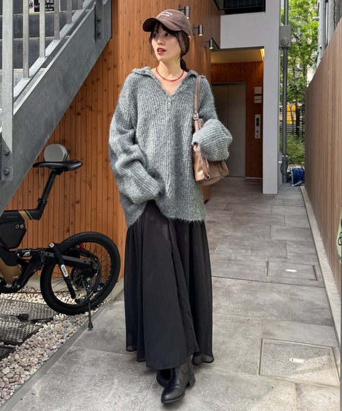 セール】【新色花柄登場！2サイズ展開◎】シアーキャミSETワンピース