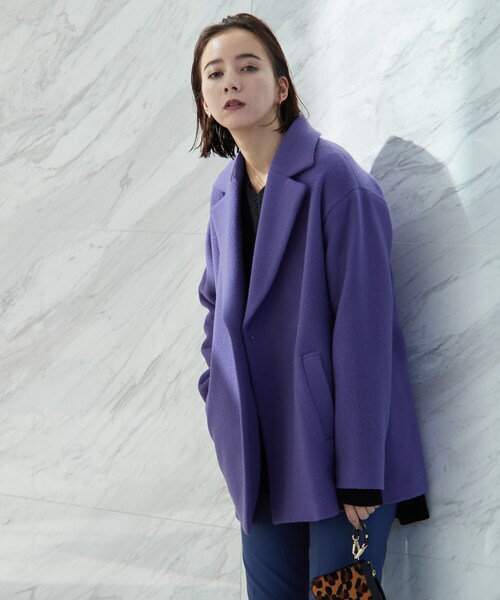 INDIVI（インディヴィ）の「【SALEおすすめコート！】ウールリバー