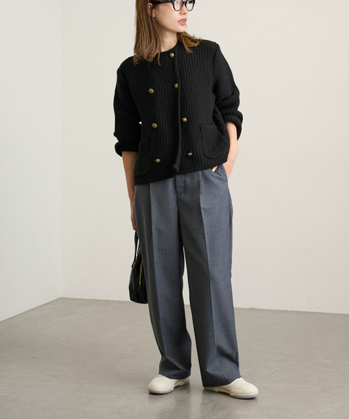 FRAMeWORK（フレームワーク）の「ニットジャケット（その他アウター