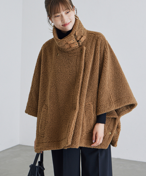 FRAMeWORK（フレームワーク）の「ボアポンチョコート（ブルゾン）」 - WEAR