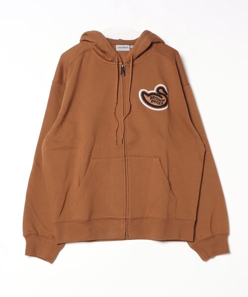 セール】【Carhartt WIP】HOODED BROWN DUCKS JACKET / フーデッド