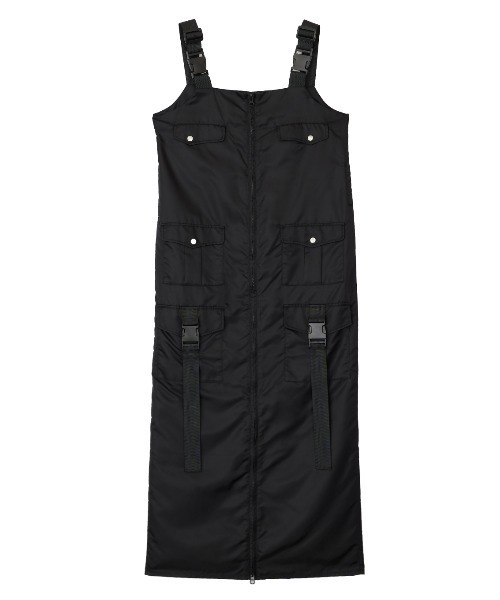 Ameri（アメリ）の「MILITARY WORK I LINE DRESS（ワンピース）」 - WEAR