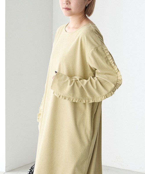 forksy.】コーデュロイフリルワンピース forksy.│MONO-MART