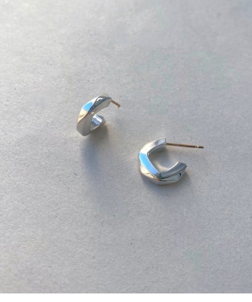 シルバー フープピアス（ピアス（両耳用））｜LAH（エルエーエイチ）の
