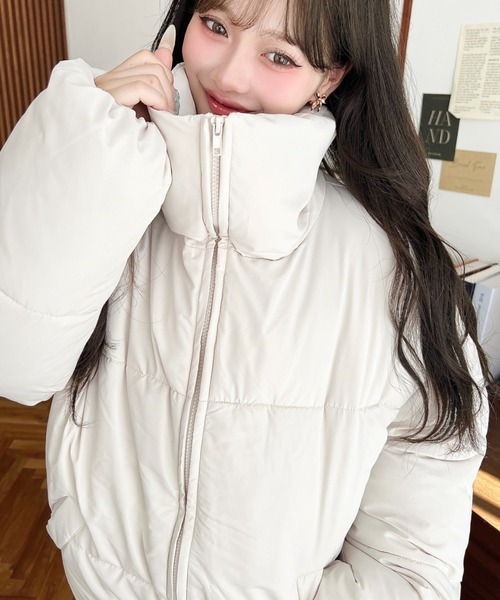 累計販売枚数2万枚突破！】エコダウンスタンドカラーオーバーサイズ