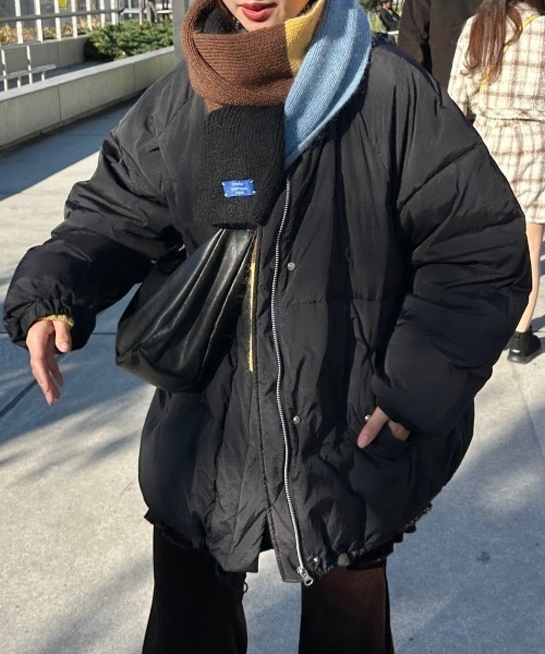 Kastane（カスタネ）の「*【フード取り外し可】ラグランボリューム中綿