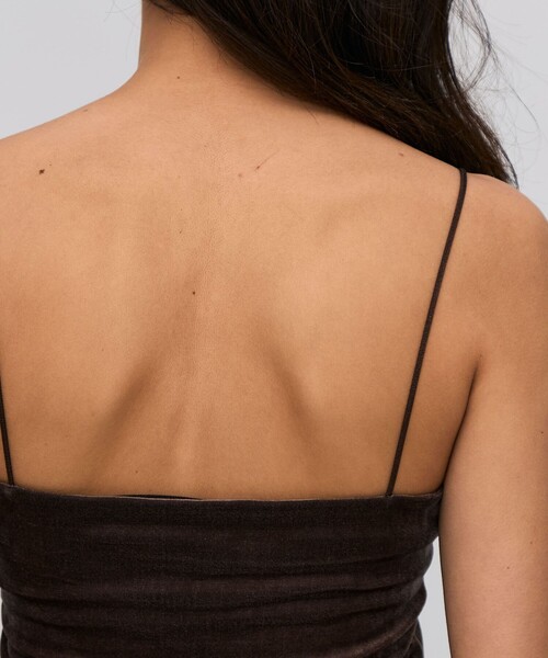 inner piece ベロアジャージー カップインキャミソール（キャミソール