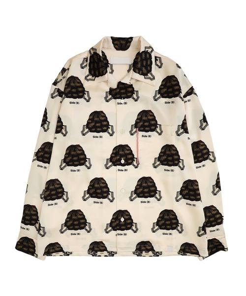 NEONSIGN】SWITCH SNOW WHITE OPEN COLLAR SHIRT（シャツ/ブラウス