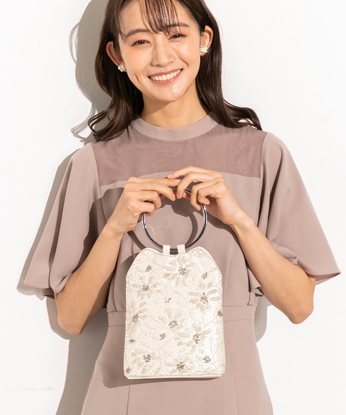 華やか花柄ビーズ刺繍ハンドバッグ | 【公式】form forma(フォルム