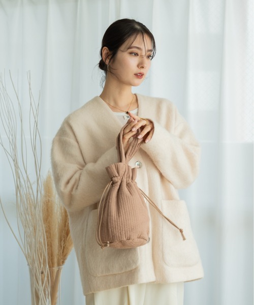 セール】Rename ヌビ ミニ巾着バッグ 丸洗いOK ミニバッグ