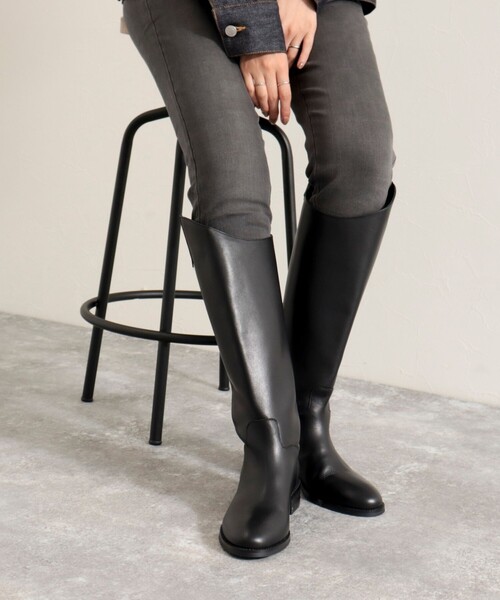 REMME（レメ）の「【REMME/レメ】バックジップロングブーツ（ブーツ