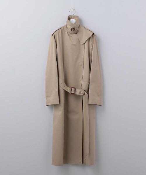 6（ロク）の「＜6(ROKU)＞COTTON SILK TRENCH COAT/コート（トレンチ