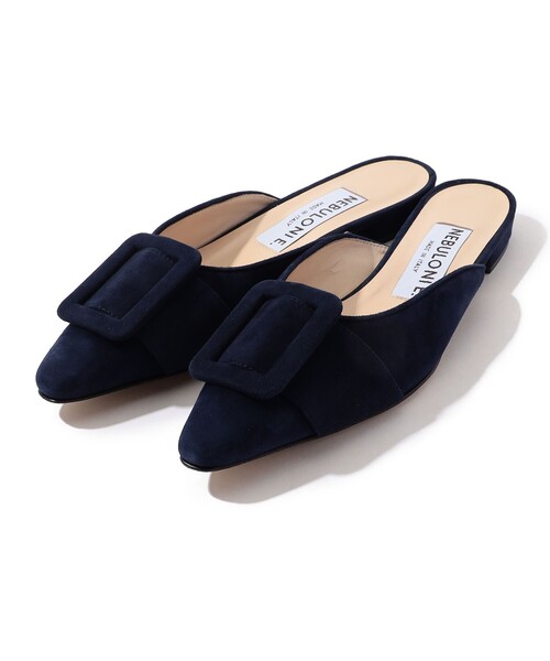 NEBULONI E（ネブローニ）の「NEBULONIE スエード バックルミュール