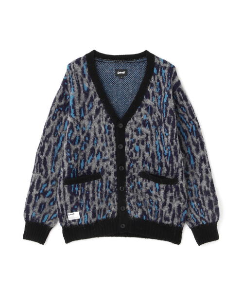 schott（ショット）の「Schott/ショット/SHAGGY KNIT LEOPARD/シャギー