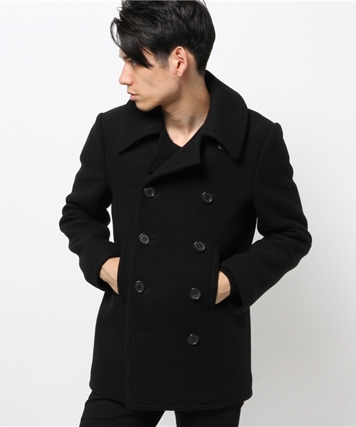 LITHIUM HOMME（リチウム オム）の「HEAVY MELTON CLASSIC PEA COAT