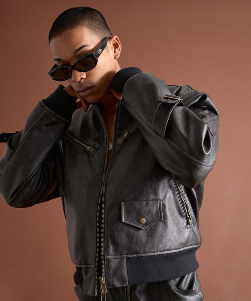 ANDER HUNK（アンダーハンク）の「Faded Riders MA-1 Blouson/フェイ
