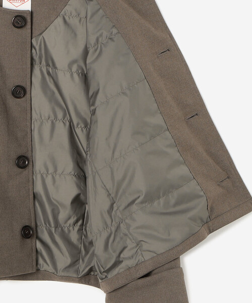 DANTON | 中綿ノーカラージャケット WOMEN（ノーカラージャケット