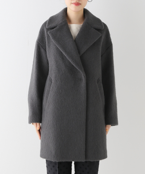 IENA（イエナ）の「ウールモヘヤシャギーコート（チェスターコート